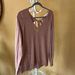 Loft pink sweater